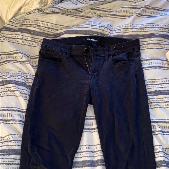 Express Brand black skinny jeans - Picture 3 of 5